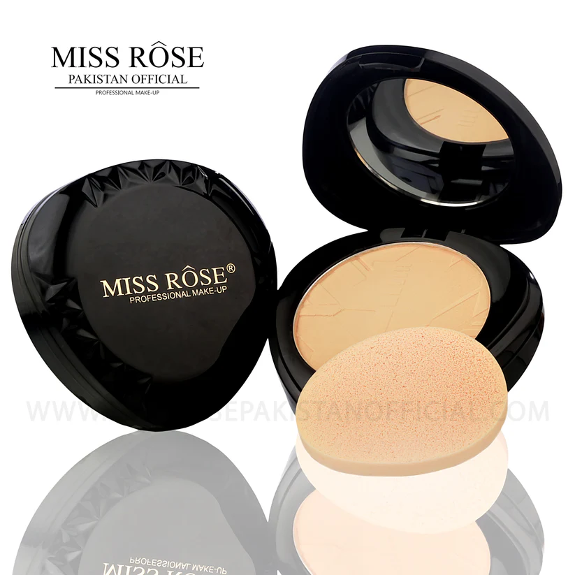 Missrose Bright Black Triangle Double Layer compact Powder - Image 2