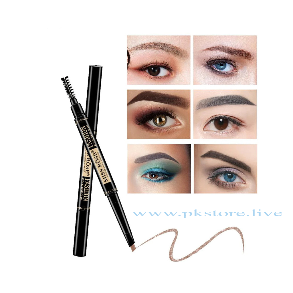 Miss Rose Fashion 2 in 1 Eyebrow Pencil - Image 5