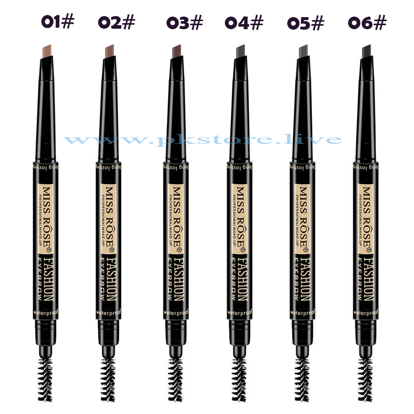 Miss Rose Fashion 2 in 1 Eyebrow Pencil