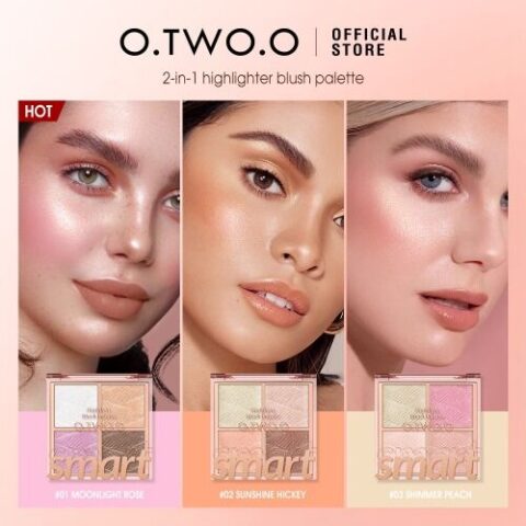 OtwoO Sweetheart Highlighter Palette