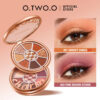 O.Two.O 9 Color Round Shape Waterproof Eyeshadow Palette
