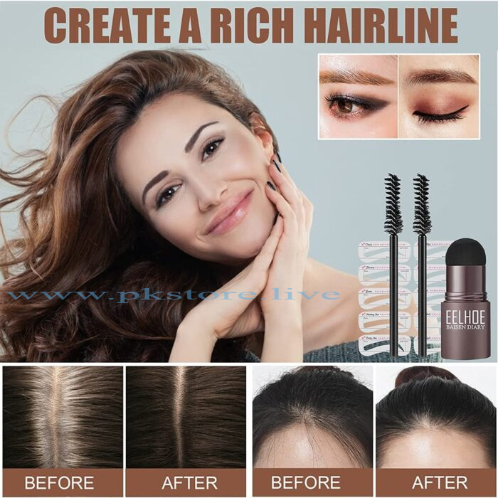 Original Eyebrow Stamp Stencil Kit & Hairline Powder 2 in 1 - Image 5